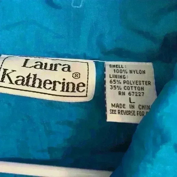 Laura Katherine windbreaker women’s vintage 80’s jacket size L - Picture 7 of 15
